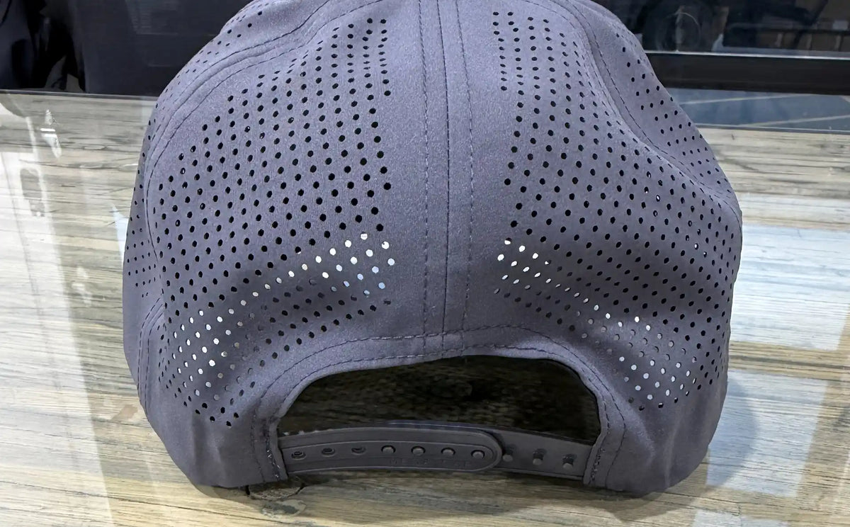 Topography Pattern Rope Hat Patternmaster Mesh Gray Rope Hat - Breathable Headwear for Outdoor