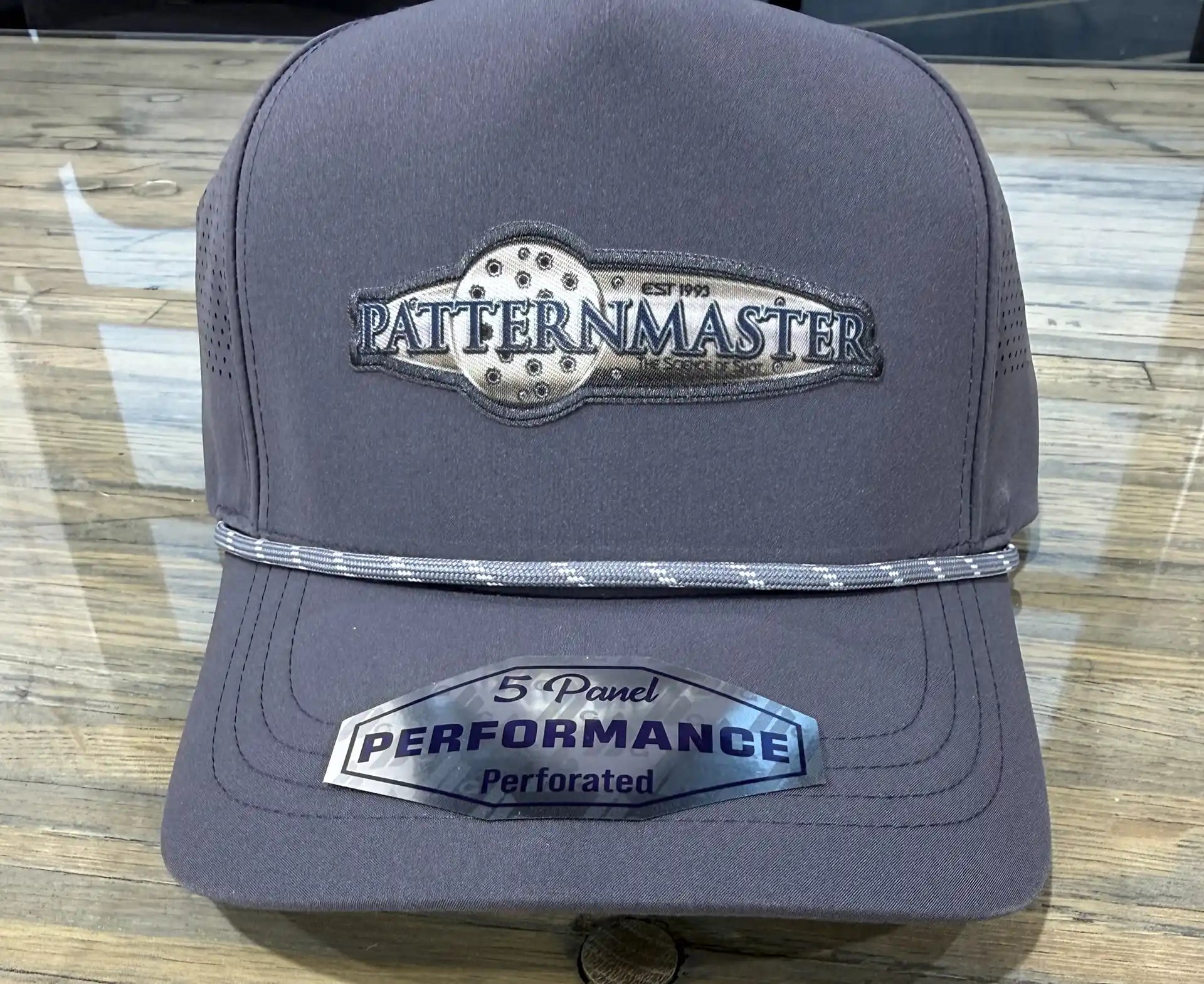Patternmaster Mesh Gray Rope Hat - Breathable Headwear for Outdoor