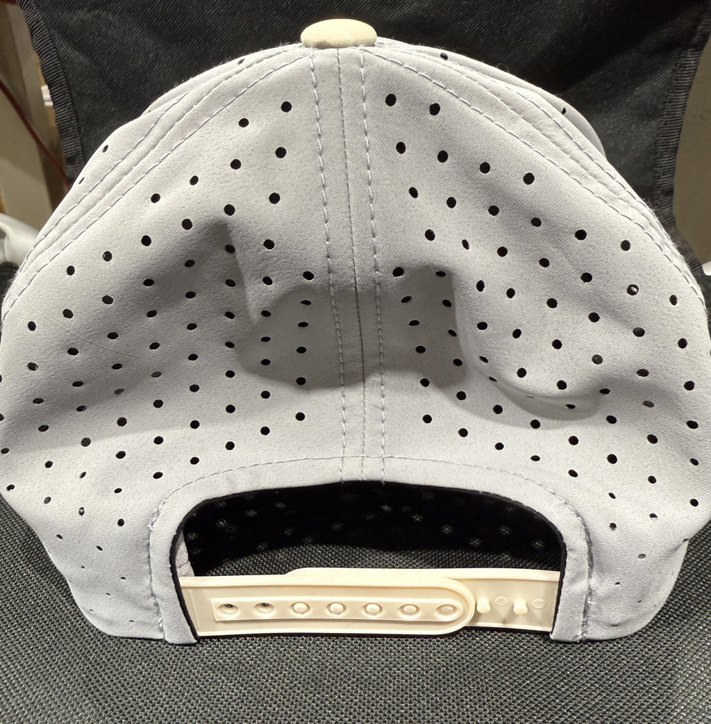 Patternmaster Sobro Grey/Camo Leather Patch Hat (8110)